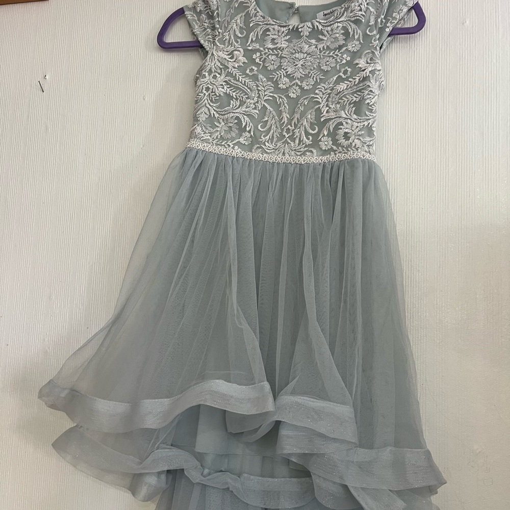Speechless Kids Dress in Light Gray